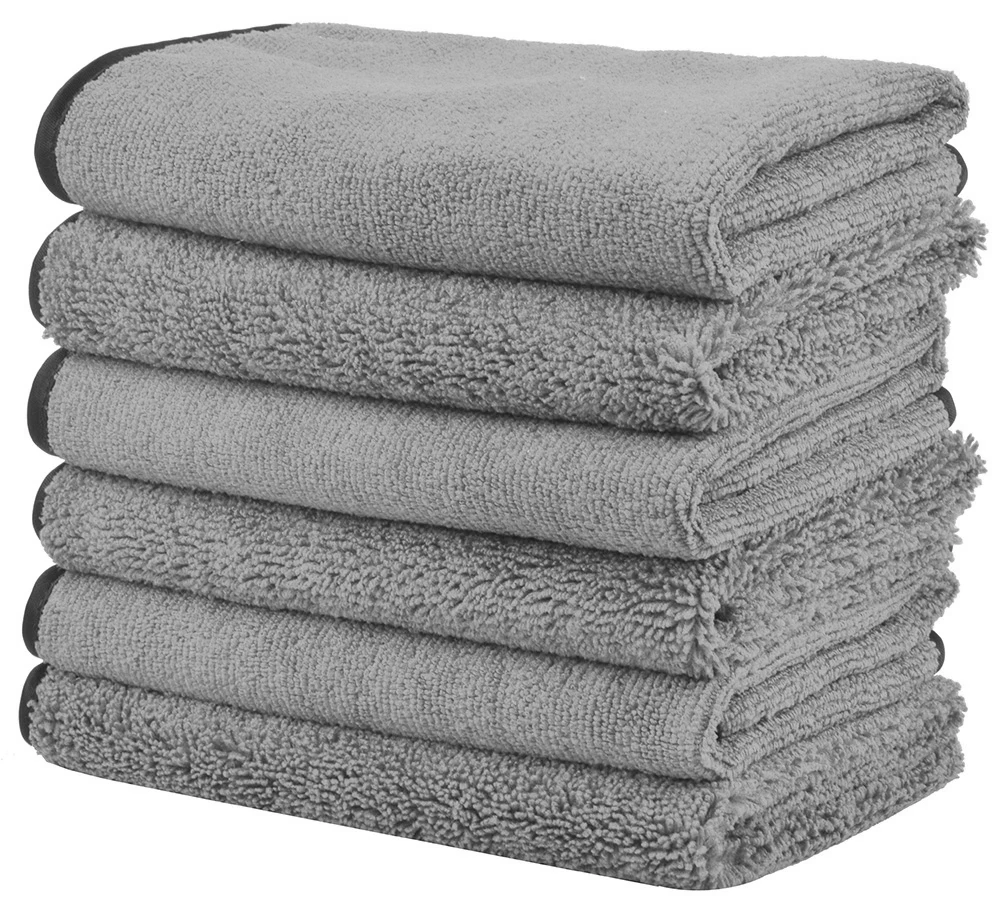 Window Care Car Drying Cleaning Cloths With Different Sides 3 Pcs 40cmx60cm