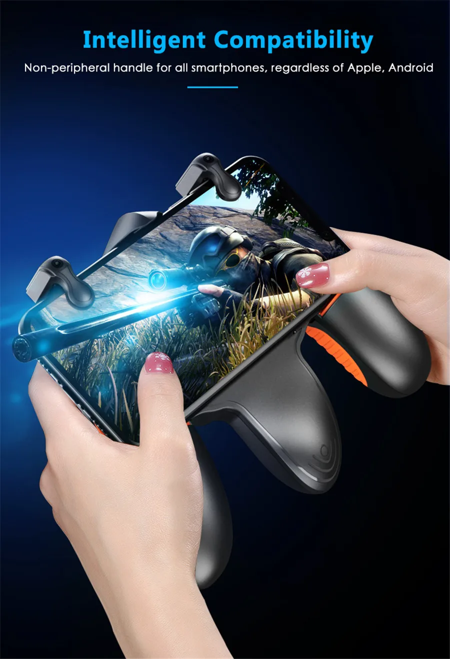 Мобильный контроллер PUBG L1R1 геймпад кулер вентилятор для iPhone X/XR/XS samsung S9 iOS Android джойстик огневой курок контроллер