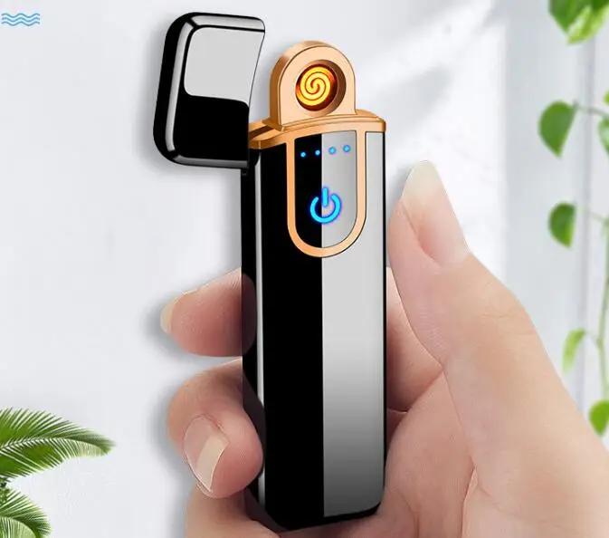 Ветронепроницаемая Зажигалка для зарядки ультра тонкая Персонализированная