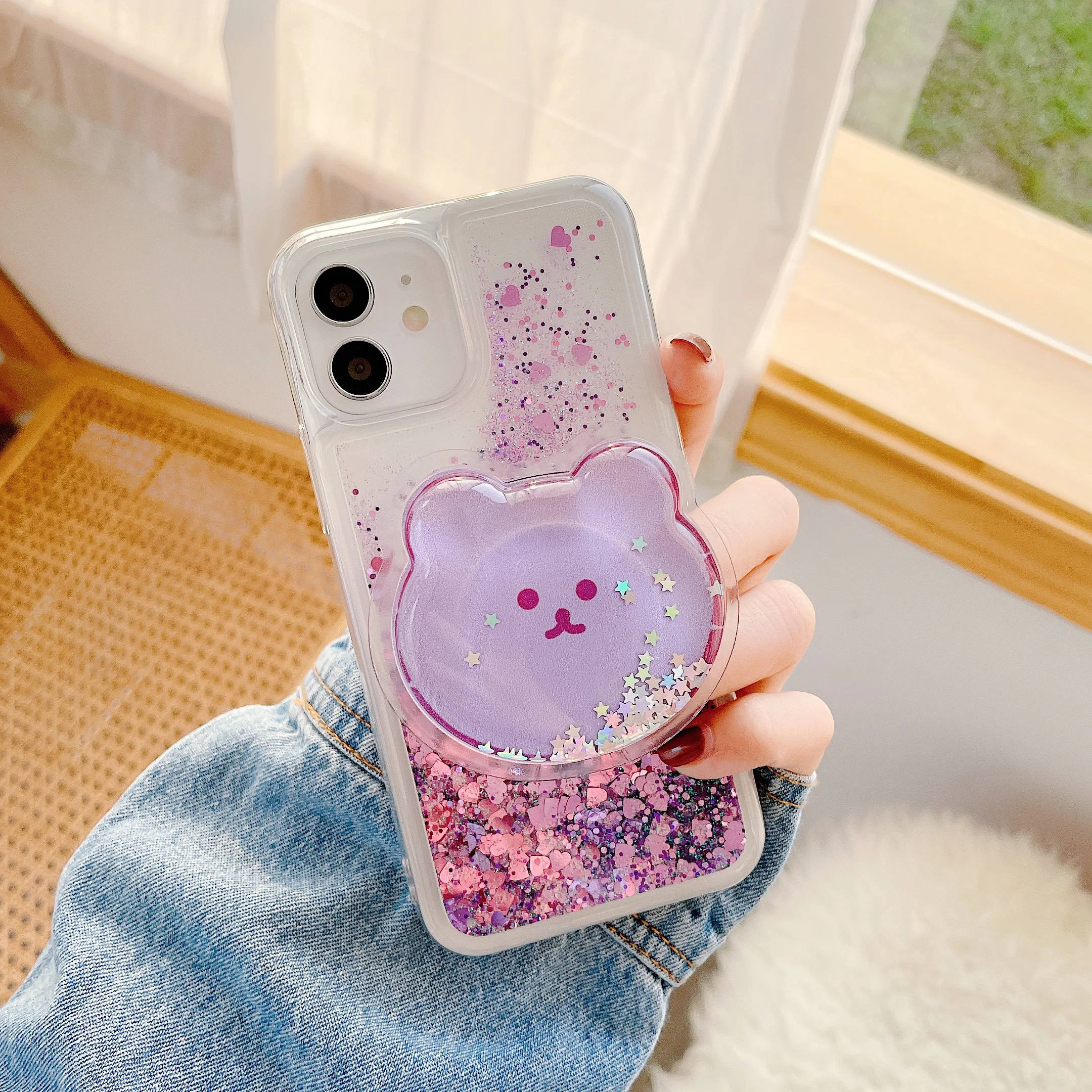 

TPU quicksand bracket air bag bracket mobile phone case For HuaWei P50 Pro Nova 8 Pro Mate 40 Pro P Smart S Y8p Y9A P40 Lite