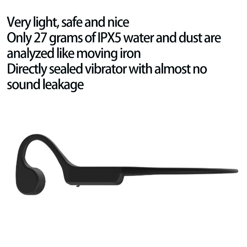 

X3 Bone Conduction Bluetooth Headset Wireless Sports Waterproof Bone Sensor Hanging Ear Bluetooth Headset