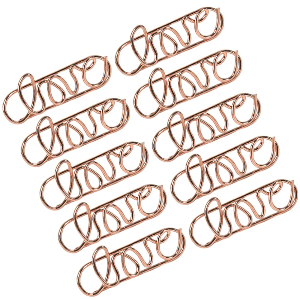 

10Pcs 20Pcs 30Pcs Mini Paper Clips Cartoon Shape Stationery Clear Binder Clips Photos Tickets Notes Letter Paper Clip Stationery