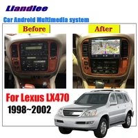 android for lexus lx470 1998 2002 stereo car screen carplay wifi bt gps navigation multimedia player