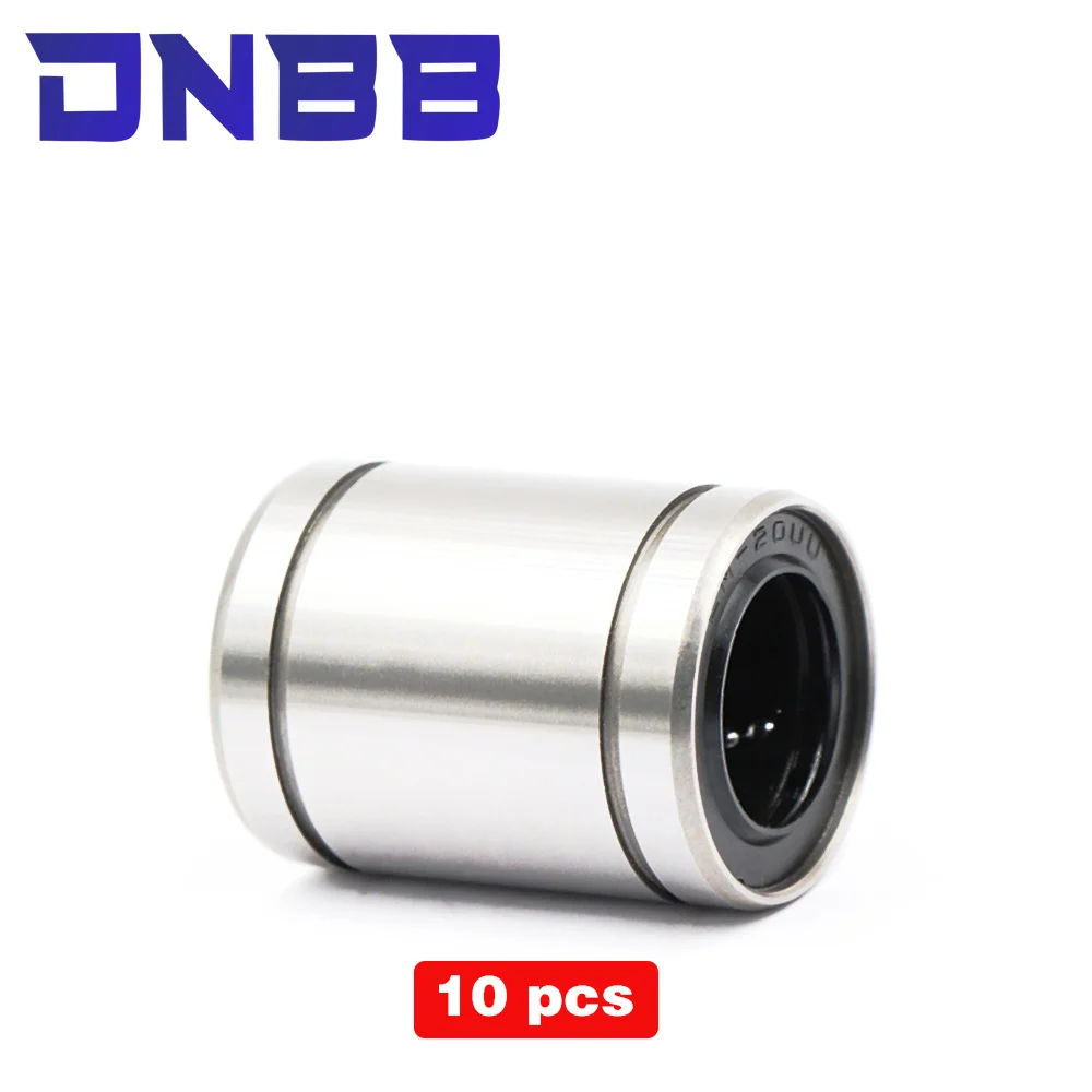 10 шт. LM3UU LM4UU LM5UU LM6UU M8UU LM10UU LM12UU LM16UU LM20UULinear Втулка с ЧПУ линейные подшипники для