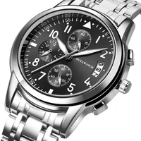 new fashion mens watches stainless steel top brand luxury luminous sports watch men auto date clock relogio masculino