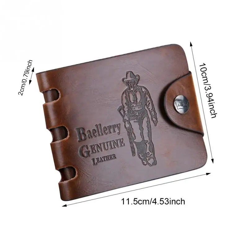 Высококачественный мужской кошелек из натуральной кожи модные ковбойские