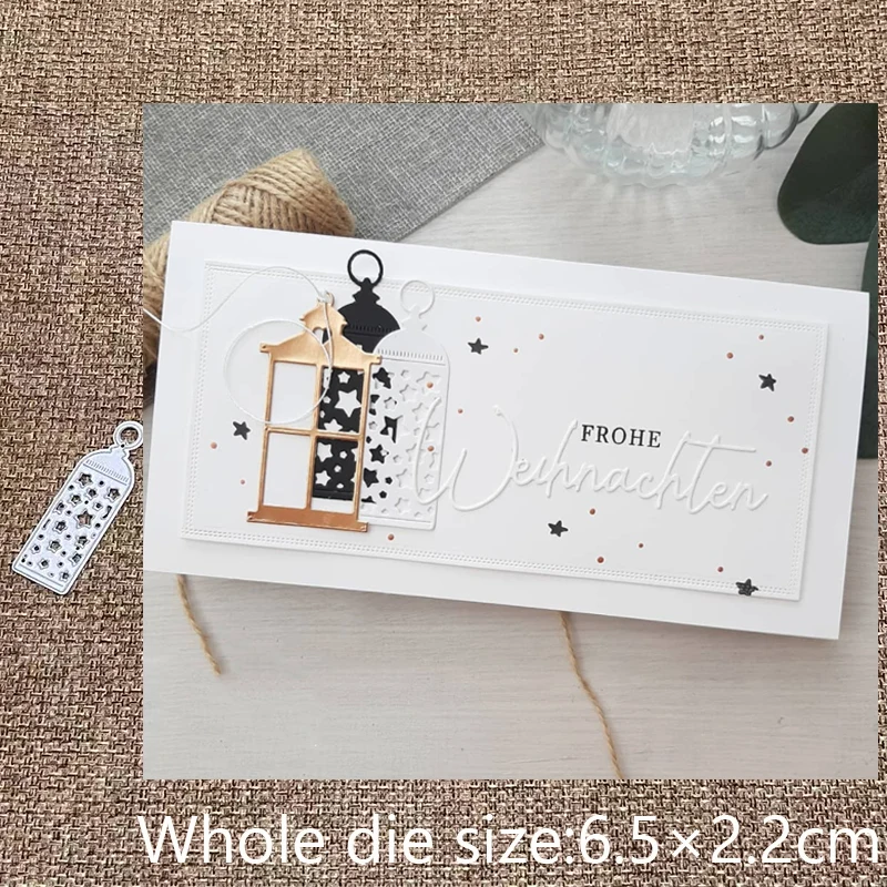 Новый дизайн металлический трафарет для рукоделия пресс-формы звезда фонарь