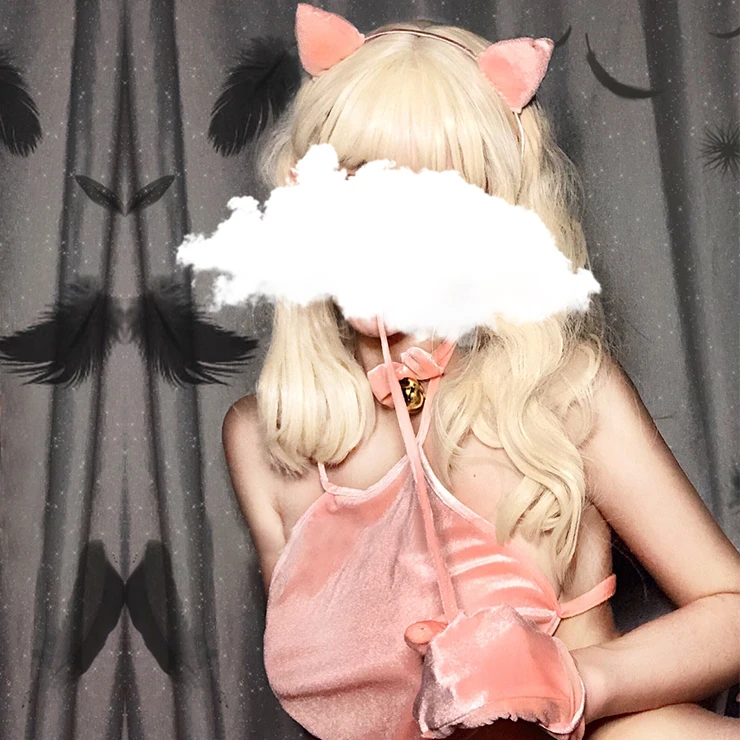 Милый Кот ролевые костюмы осень Babydoll женщина бикини сексуальное белье для