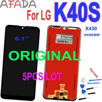 5pcslot original 6 1 for lg k40s lcd x430 x430emw lcd display touch screen digitizer assembly replacement for lg k40s lcd