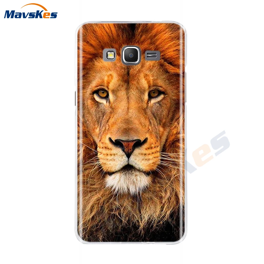 Phone Cove For Samsung Galaxy Grand Prime VE G530 SM-G530H G531H SM-G531H G531F SM-G531H/DS Duos Silicone Case TPU Cat Animal