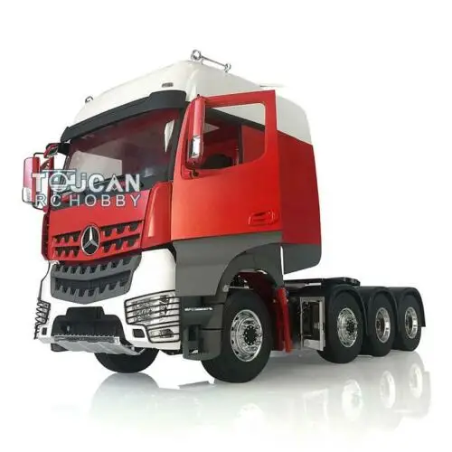 LESU 1/14 RC металлическая стойка шасси Hercules Arcos трактор грузовик окрашенный салон DIY