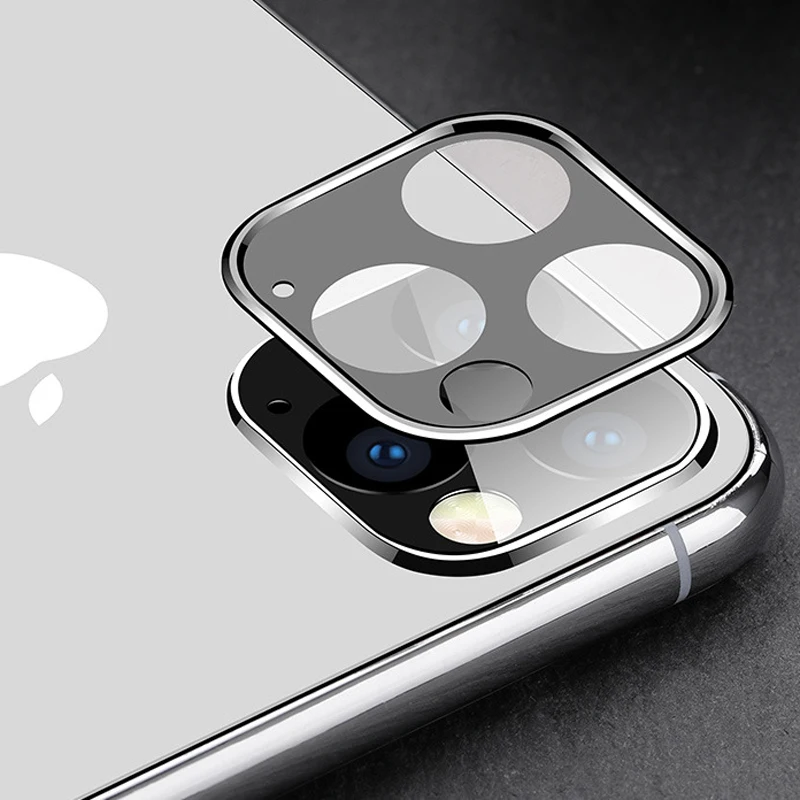 3D металлическое стекло защита объектива камеры для iphone 11 pro max пленка крышка с 1 шт.