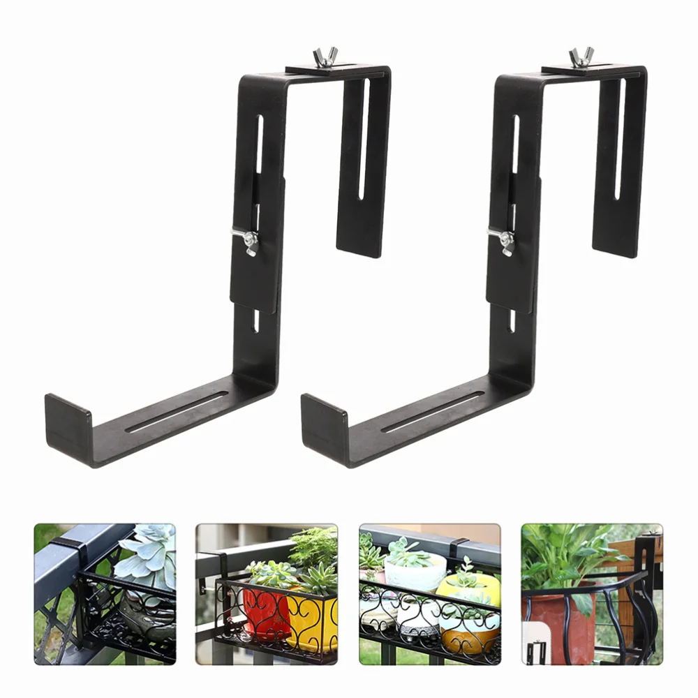 

4PCS Plant Pot Holder Planter Box Bracket Flower Planter Shelf Accessory