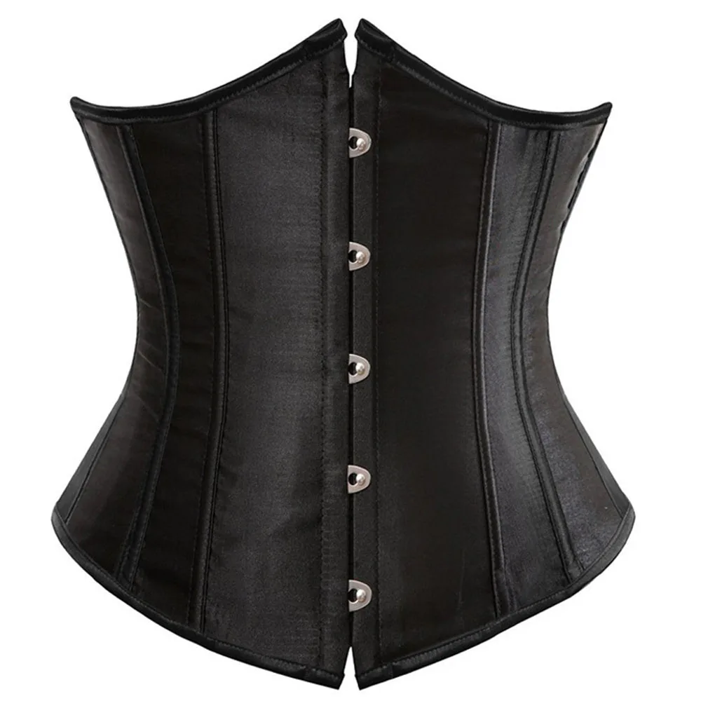 

Корсет женский под грудь, пикантный Готический Бюстье, топ для тренировок, нижнее белье, S-6XL, черный, большие размеры