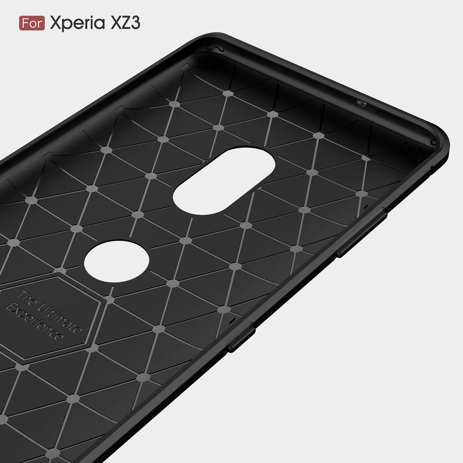 Для Sony Xperia XZ3 XZ1 XZ2 Премиум чехол-накладка из углеродного волокна с противоударные