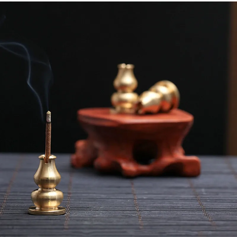 Портативная курильница с высокой пробкой для благовоний 1 шт. медный держатель из