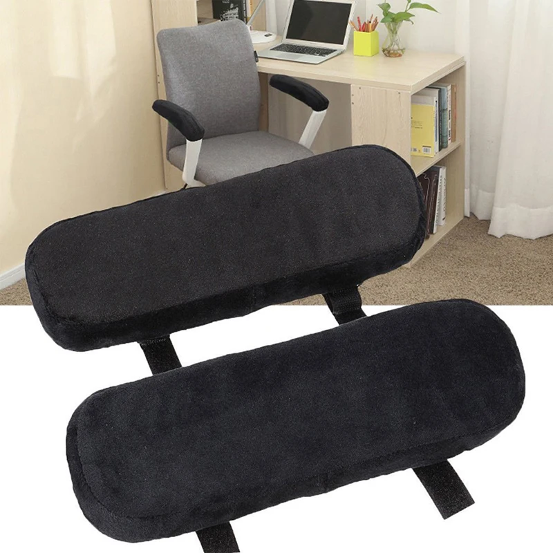 

New Slow Rebound Memory Foam Armrest Cushion Pad Breathable Chair Mat Elbow Rest Cushion For Office Home Chairs