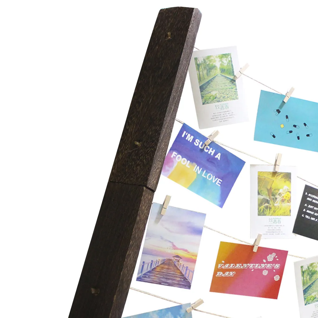 Подвесная фоторамка для деревянной фоторамки держатель фотографий сделай сам