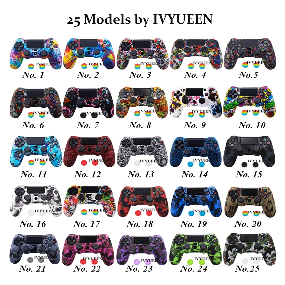 IVYUEEN защитный силиконовый чехол для Sony PlayStation 4 PS4 DS4 Pro тонкий беспроводной