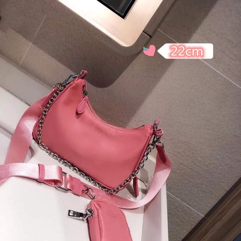 

2021 Wider shoulder bag Nylon waterproof Bag Chain HOBOBag