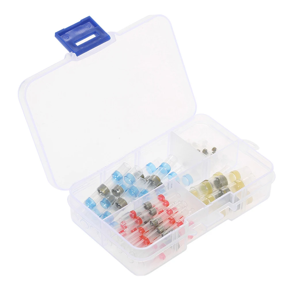 50 шт. паяльная клемма кабель термоусадочные разъемы рукав припоя уплотнение