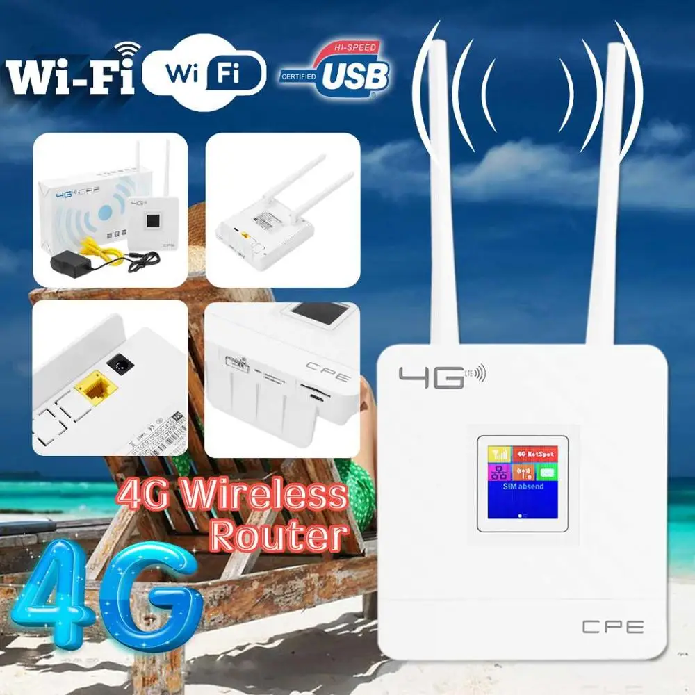 Беспроводной модем YIZLOAO 4G точки доступа роутер Plus 150 Мбит/с 4g/Sim Wi Fi Мобильная точка
