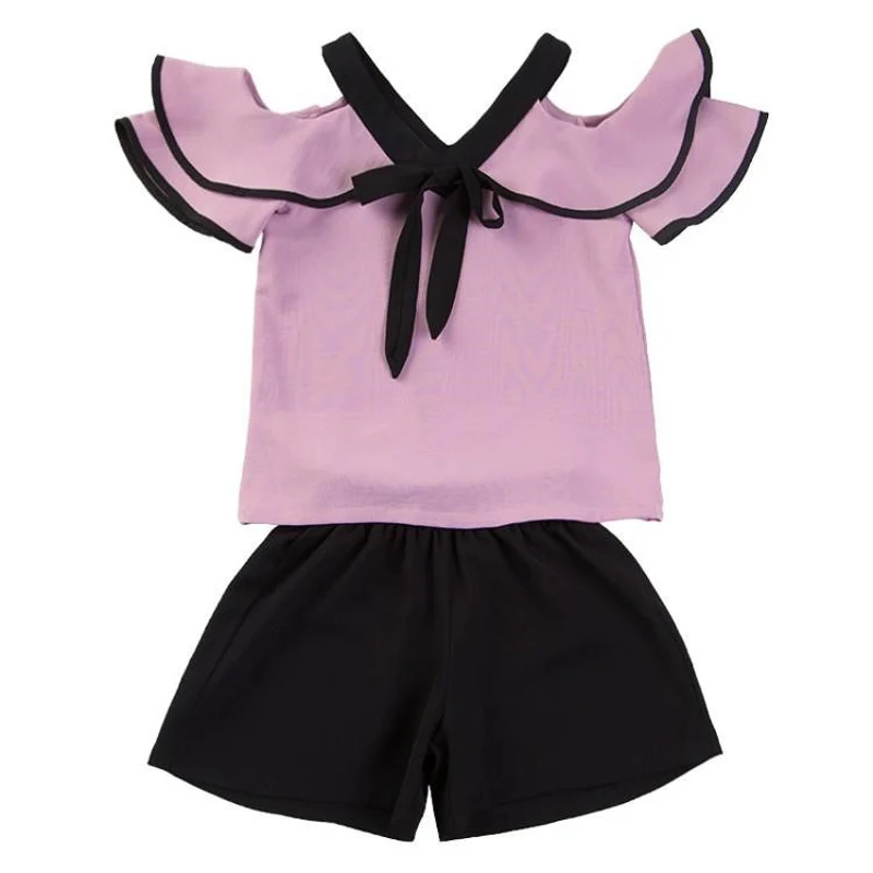 

Colorful Girls Summer Ruffle Set