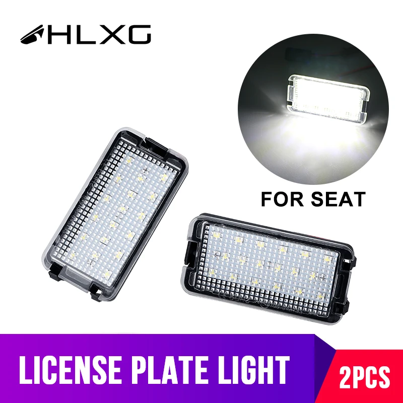 Для Seat Leon Altea Arosa Cordoba Ibiza Toledo 18 SMD Автомобильные светодиодные номерные знаки