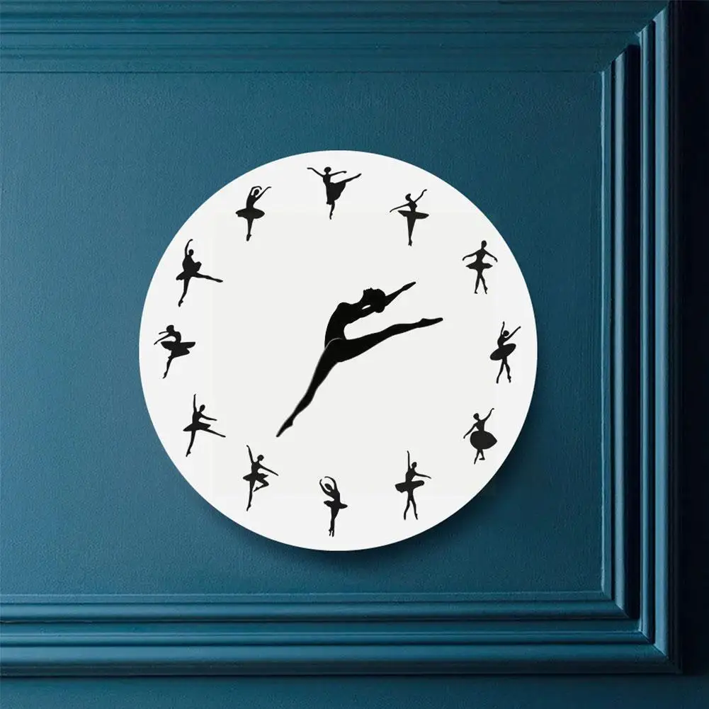 Новинка настенные часы для бега и танцев Забавный декор в виде костей