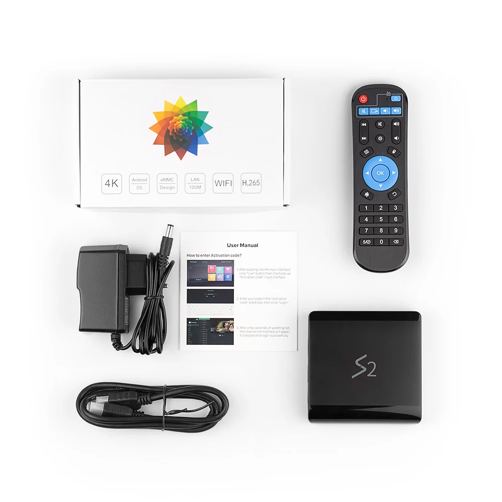 

Leadcool S2 Android 8.1 With WiFi Smart TV Box Rockchip RK3229 1G 8G 2G 16G Smart Android TV Box 4K Media Player TV Set Top Box