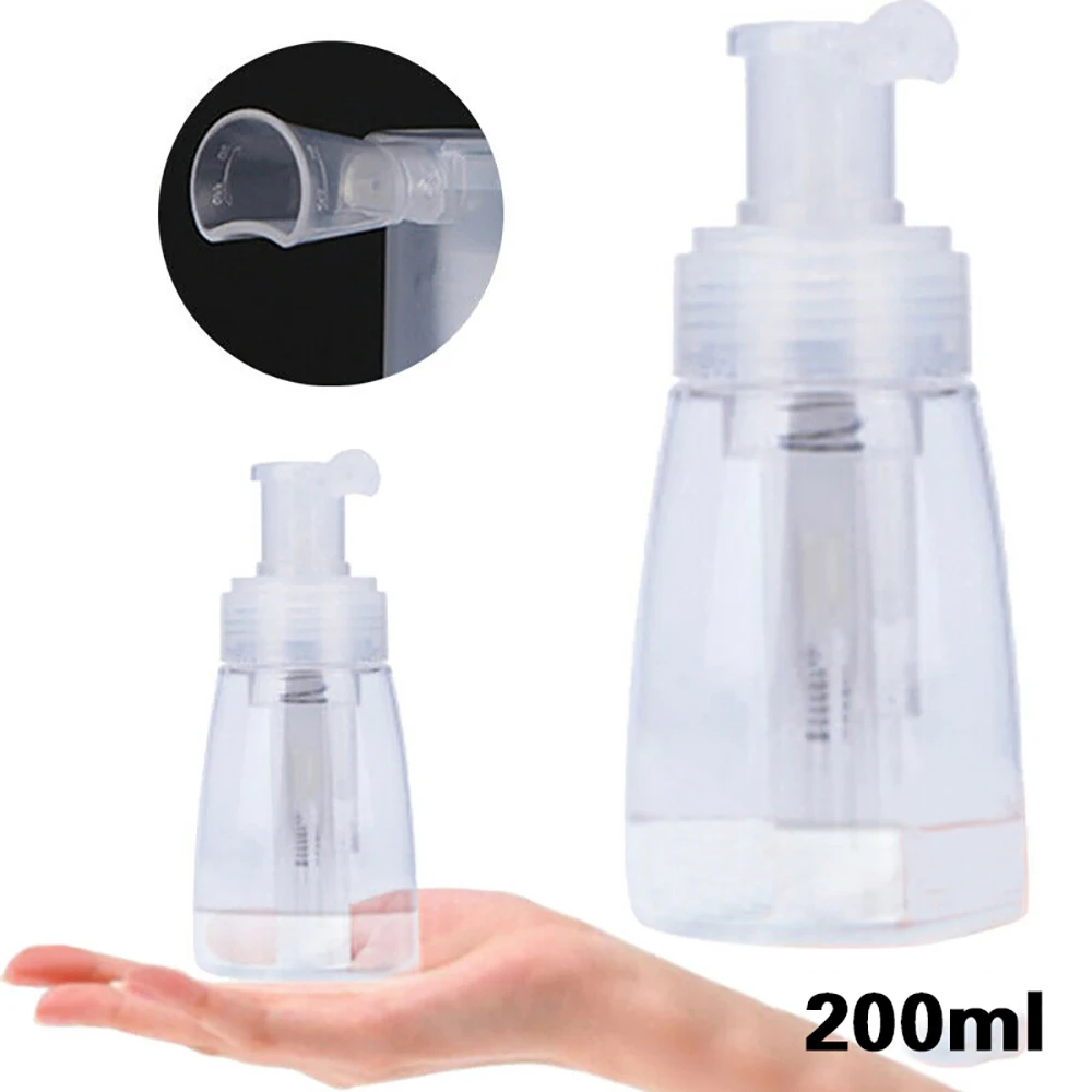 200 мл пустая многоразовая блестящая Порошковая бутылка-спрей с Блокирующей