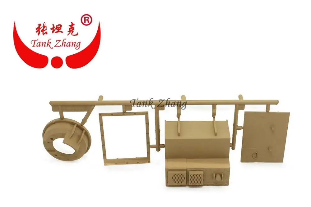 Бак Zhang / Heng Long 1/16 rc Tank 3918 U.S. M1A2 ABRAMS запасные части пластиковая часть ABCDE|Детали и