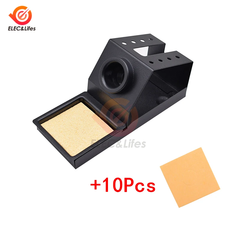 

Подставка для паяльника, держатель для сварочного паяльника, подставка для паяльника 936, подставка для паяльника, металлический сварочный инструмент с губкой для очистки