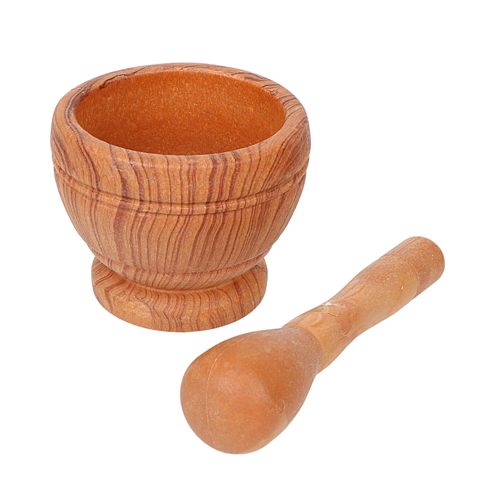 Wood Pattern Домашняя овощная дробилка для фруктов, чеснок, имбирь, специи, сосуд, травяная медицина и ароматизатор, кухонная утварь для выдавливания - Цвет: Wood Pattern