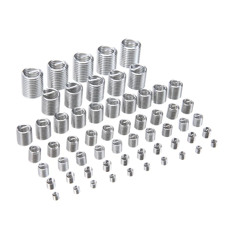 Набор инструментов для ремонта резьбы из нержавеющей стали 60 шт./компл.|Резьбовые