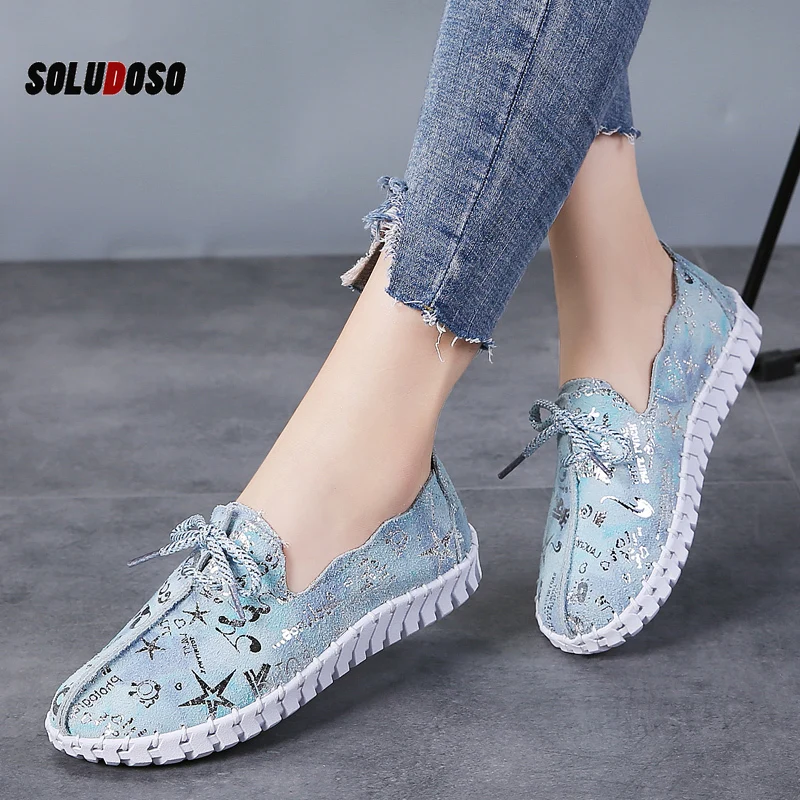 

Туфли женские из натуральной кожи, на шнуровке, без застежки