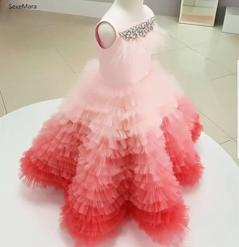 

SexeMara/платья для девочек длинное бальное платье, вечернее платье Детская одежда детское платье принцессы для выпускного вечера для девочек 2...