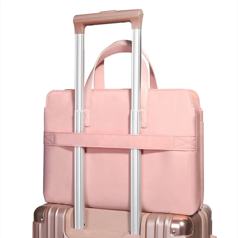 Portable Waterproof Laptop Bag Business Office File Storage Organizer Travel Out Macbook Computer Handbag Accessories Supplies