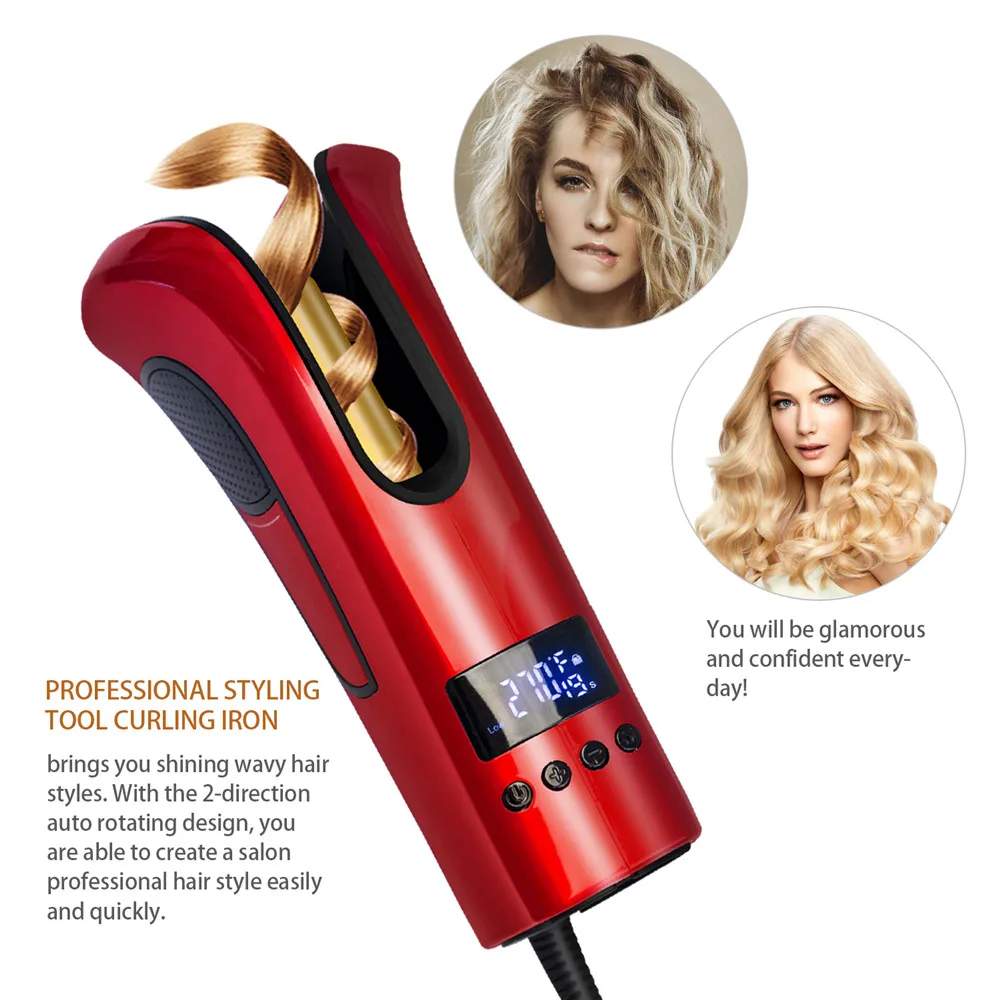 

Auto Rotating Hair Curler Anti-scalding Ceramic Curling Iron Auto Hair Curl Iron Roller Styler Machine