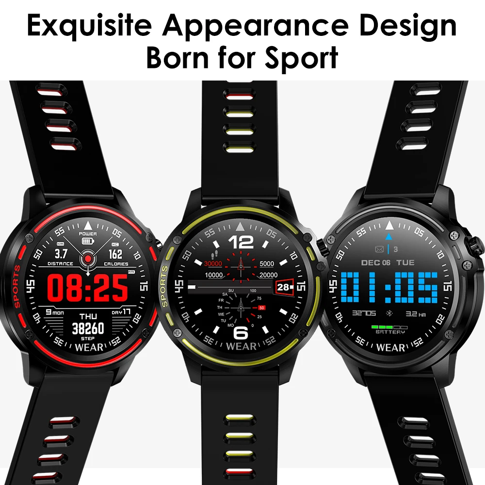 L8 Смарт-часы мужские IP68 водонепроницаемые Reloj Hombre SmartWatch С ECG PPG кровяное давление пульсометр спортивные фитнес-браслет часы