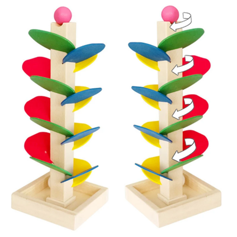 Лидер продаж 2019 игрушка трек с шариками деревянная сделай сам мини дерево для