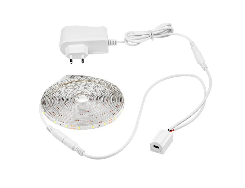 12v led strip lights hand sweep motion sensor led light strip bedroom kitchen closet under cabinet light waterproof backlight free global shipping