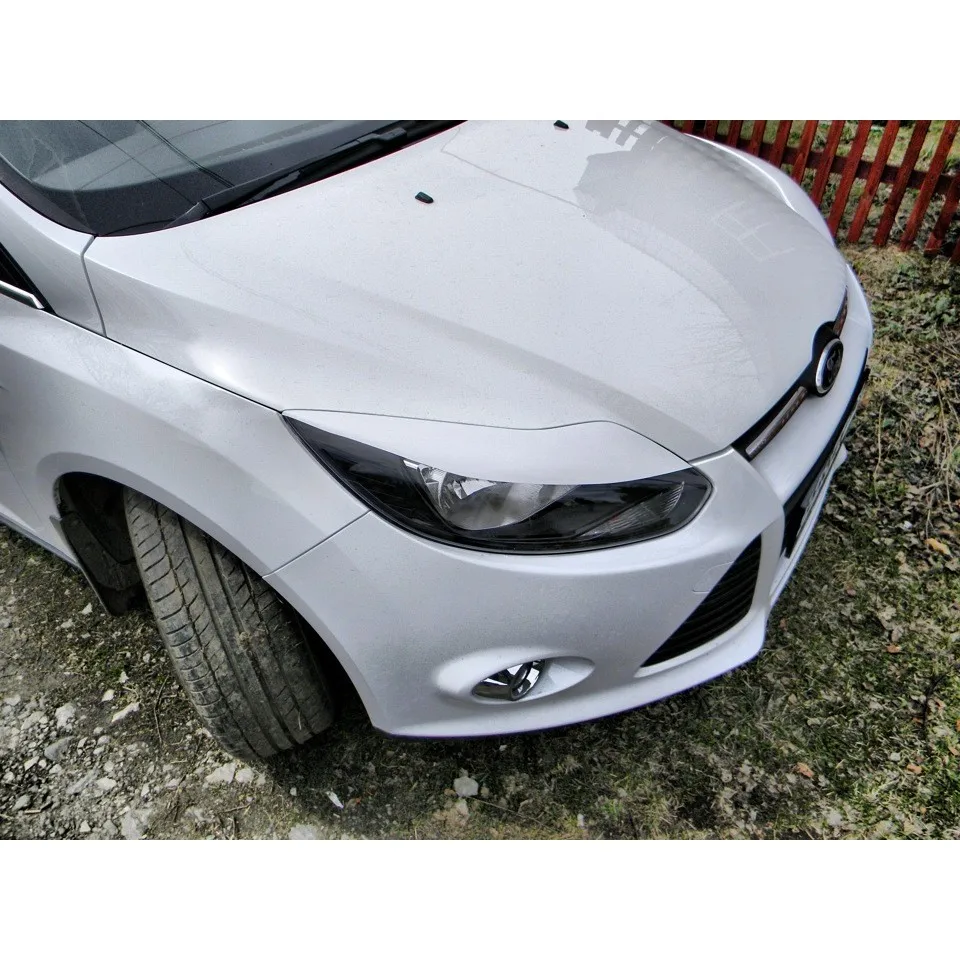 Для Форд Фокус 3 накладки на фары ресницы реснички брови фонари свет пластик 2011 2012