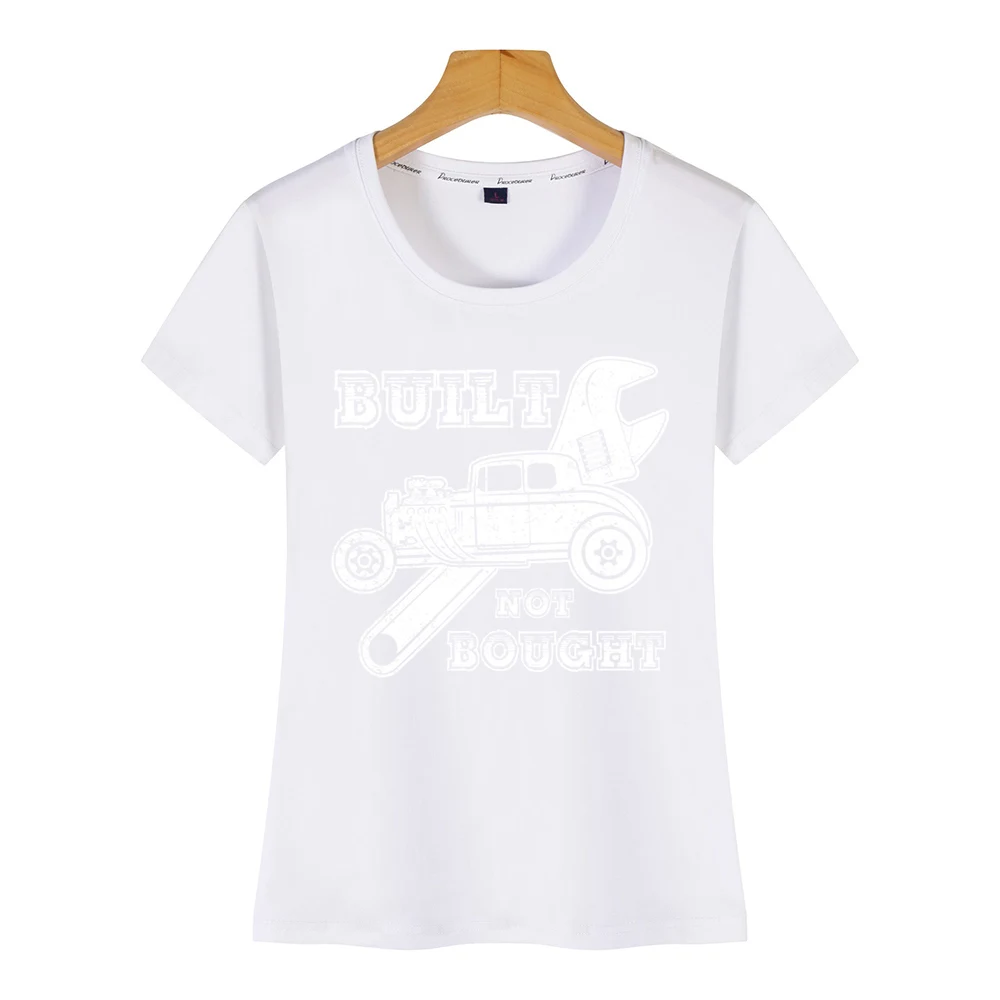 Tops T Shirt Women truck built not bought Comic Inscriptions Print Female Tshirt | Женская одежда
