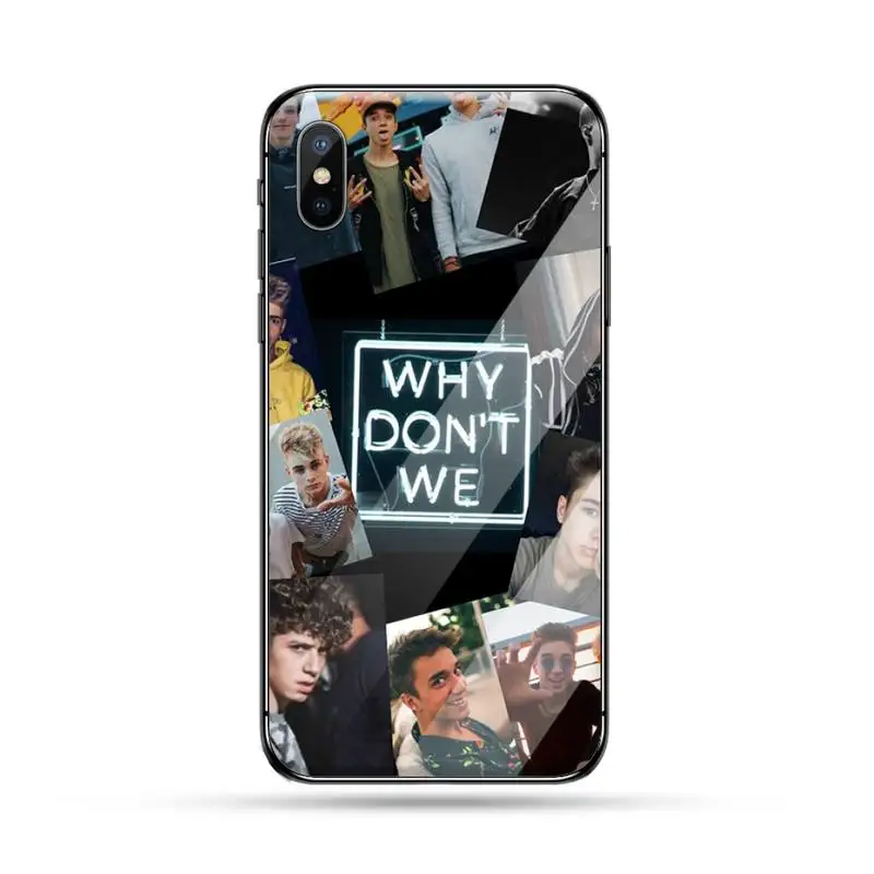 

Why Don't We Phone Case Tempered glass For iphone 5C 6 6S 7 8 plus X XS XR 11 PRO MAX