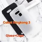 Силиконовый матовый чехол s для Cubot King Kong 3, мягкий чехол из ТПУ с закаленным стеклом для Cubot King Kong 3, защита экрана 5,5 дюйма