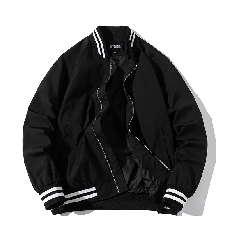 Мужская модная куртка бомбер с вышивкой повседневная бейсбольные куртки унисекс