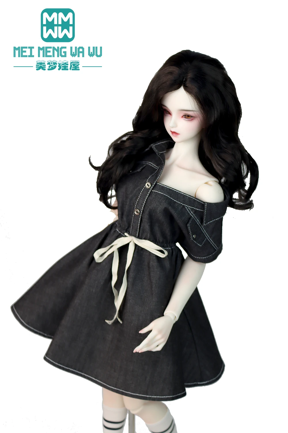 Одежда для куклы подходит BJD MSD 43 см 1/4 модное кружевное платье с кошачьими ушками