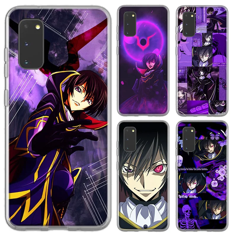 Чехол из силикона Lelouch of the Rebellion для Samsung Galaxy S20+ S20 S10 S9 S8 Plus S10E S6 S7 Edge Note 8 9 10 Pro.