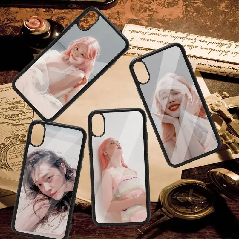 

Korean singer girl sulli fx Phone Case PC for iPhone 11 12 pro XS MAX 8 7 6 6S Plus X 5S SE 2020 XR